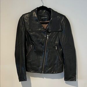 Andrew Marc Black Leather Jacket